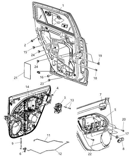 Link Outside Handle To Latch Rear Door