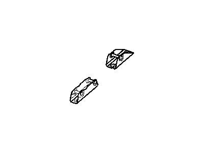 New 2005-2006 Fits Chrysler Wrangler Bracket-Rear Seat - Part # 56052669AA