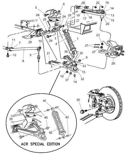 Shock Absorber Suspension Front