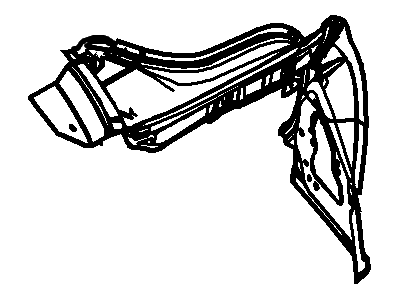 Trough - Luggage Compartment Drain