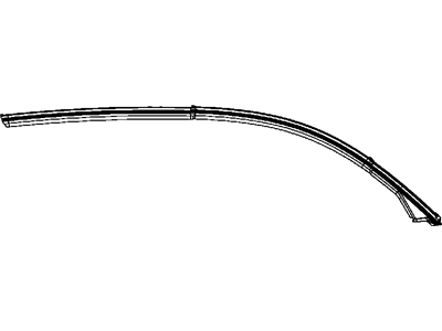 Weatherstrip Folding Top Side Rail Middle