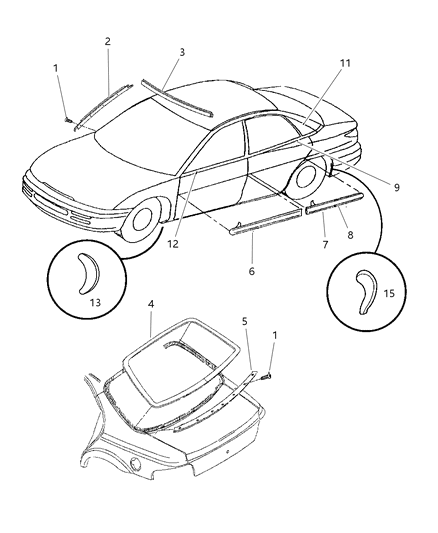 Molding Rear Door