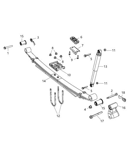 New 2012 Fits Chrysler 2500 Absorber-Suspension - Part # 5168251AA
