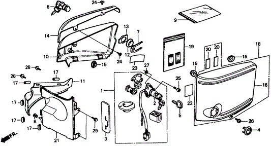Cover, Center(Replaces 83700-Mm8-880)