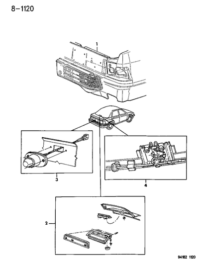 Lamp, Tail, Stop, Turn Signal (Gasket-4321520-1), Right