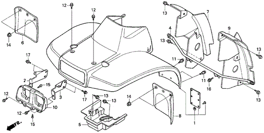 Plate, Snorkel (Lower)