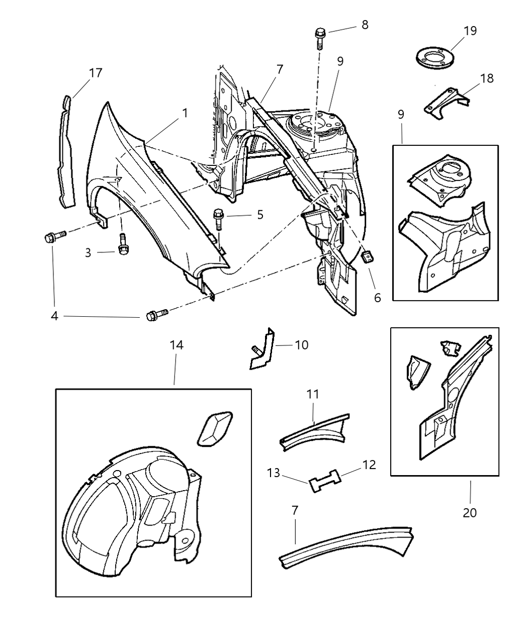 Panel Fender