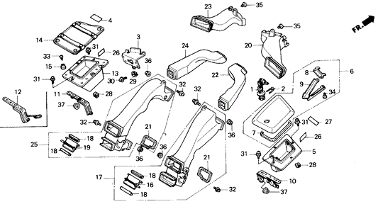 Cover Assy., R. Pocket (Yr139L) (Type6)