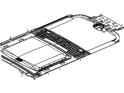 Motor Sunroof Motor With Control Unit