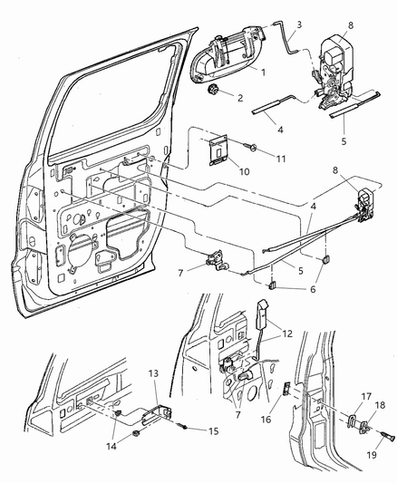 Latch Rear Door