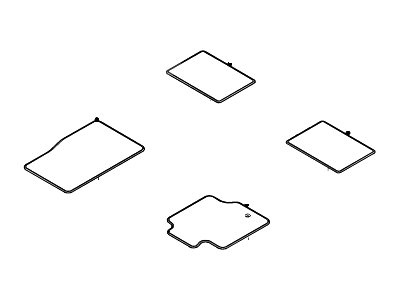 Kit - Contour Carpet Mat - Frt/Rear