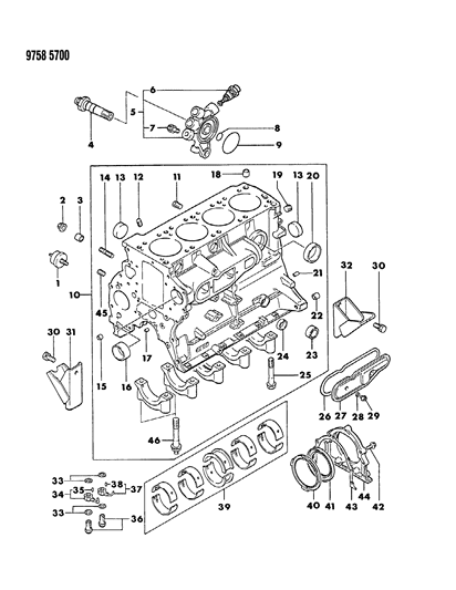 Bracket, Engine Support Right
