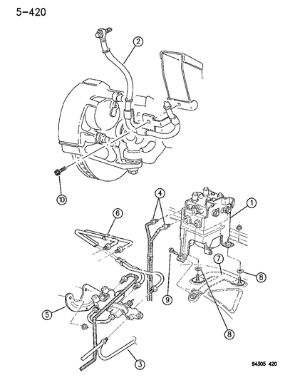 Hose, Brake Front (Bgk)