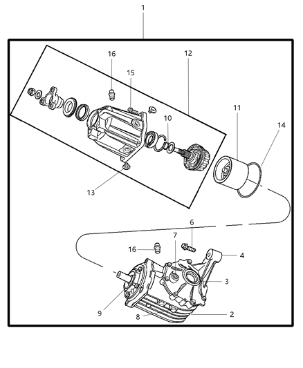 New 2005-2006 Fits Chrysler Pacifica Coupling - Part # 4809684AC