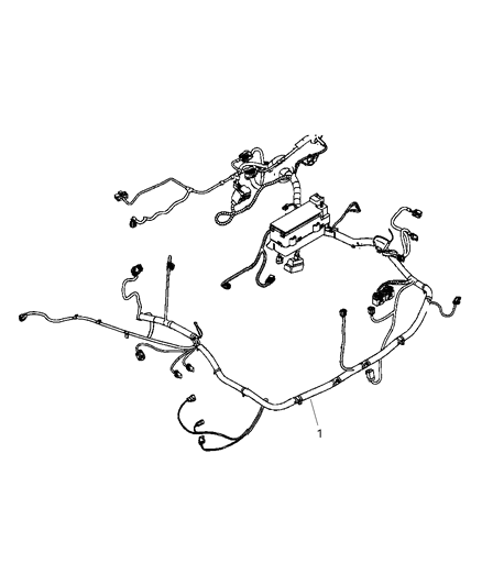 New 2007-2008 Fits Chrysler PT Cruiser Wiring-Headlamp And Dash - Part # 5084653AD