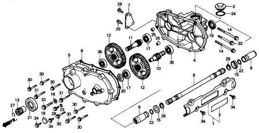 Gear, Fr. Drive (46T)