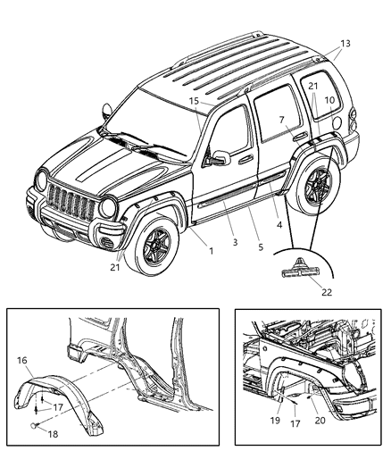 Molding Rear Door
