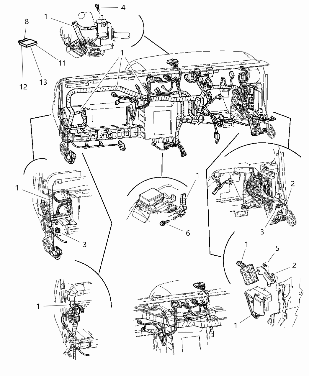 Wiring Instrument Panel