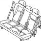 Seat Belt Buckle Half W/Latch