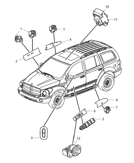 Switch Liftgate & Sunroof