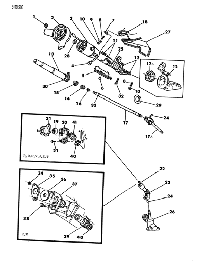 Bearing, Strg. Col. Shaft (Col Shift), W/O Tilt Strg.