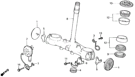 Horn(Replaces 38110-Kl4-671)