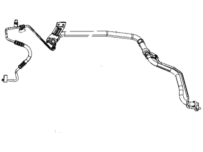 New 2014 Fits Chrysler 1500 Line-A/C Suction And Liquid - Part # 68186683AD