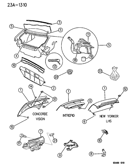 Weatherstrip Assembly, Deck Lid Opening