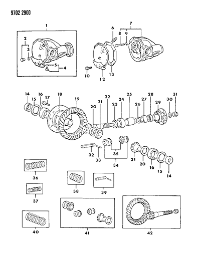 Shaft Package, Pinion