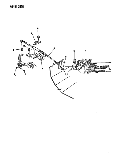 Cable, Gearshift Control