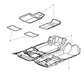 Mat Kit Floor - Rear