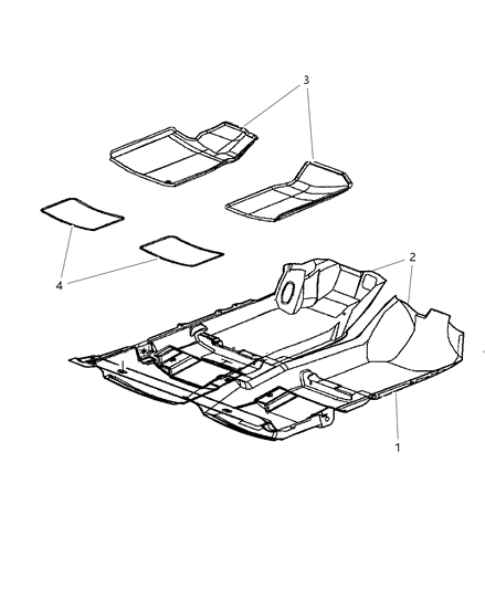 Mat Kit Floor - Rear