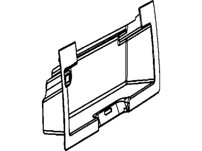 New 2011-2012 Fits Chrysler 1500 Glove Box-Glove Box - Part # 1SF291TVAC