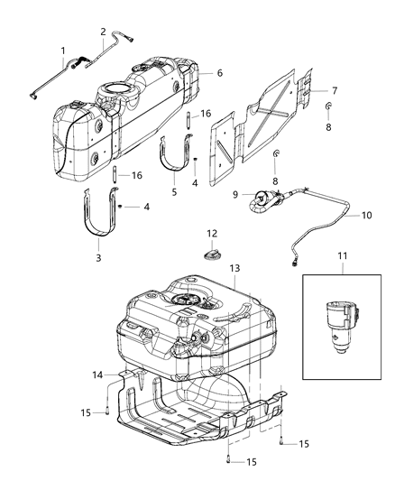 Shield Fuel Tank Heat