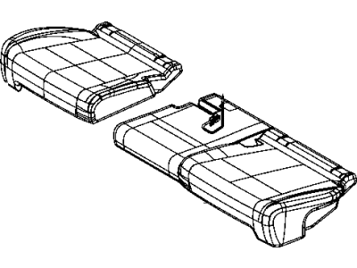 Cover Rear Seat Cushion 2Nd Row