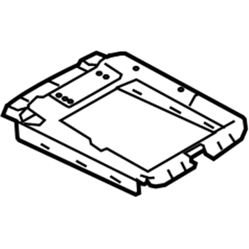 Bezel Assy - Rear - Console