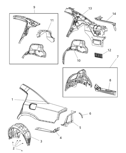 Panel Taillamp Mounting