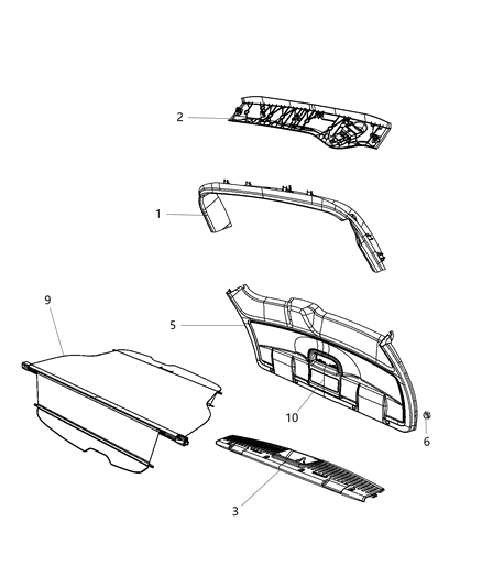 Molding Rear Header