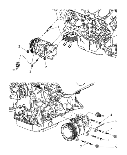 New 2005-2008 Fits Chrysler Pacifica Bracket-Power Steering Pressure Lin - Part # 4743483AB