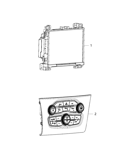Center Stack Vehicle Feature Controls