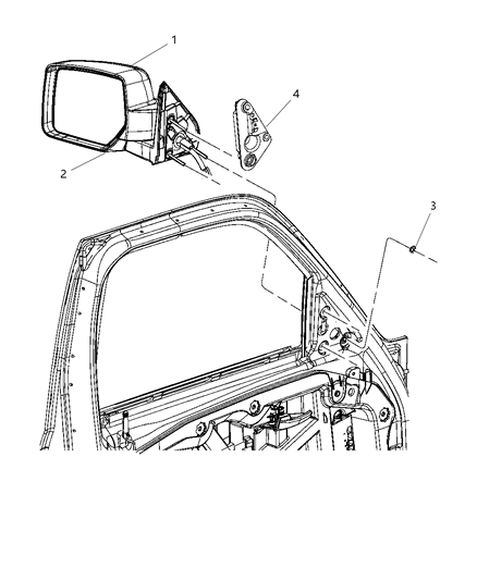 Reinforcement Mirror Bracket