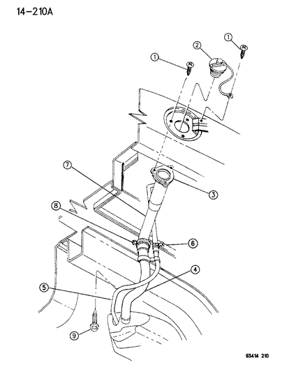Cap, W/Tether Fuel Filler