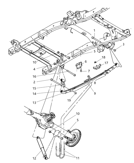 New 2006-2013 Fits Chrysler 3500, 4500, 5500 Absorber-Suspension - Part # 5168254AA