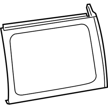 New 2019 Fits Chrysler Wrangler Window-Quarter - Part # 5VN25FX9AD