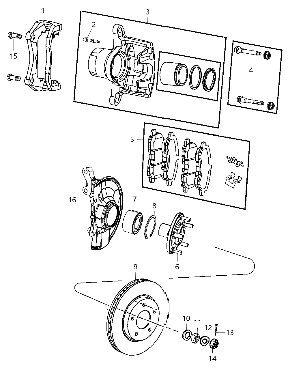 Knuckle And Hub Front