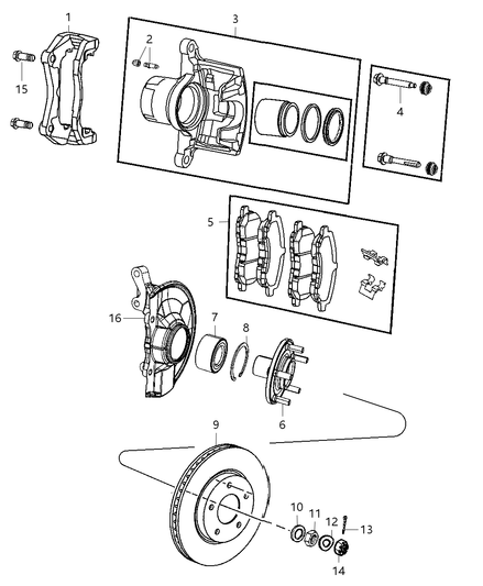Knuckle And Hub Front