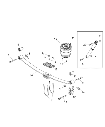 Spring Rear Leaf Includes Bushings
