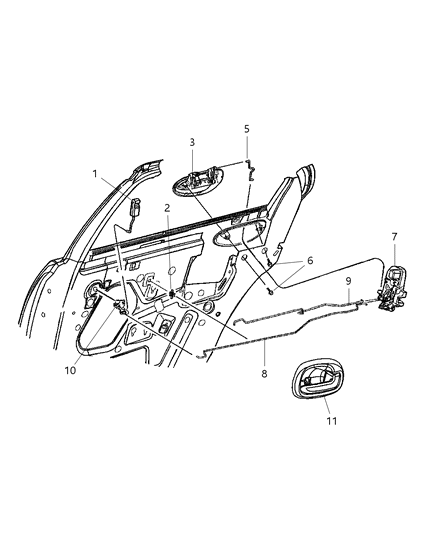 Latch Rear Door