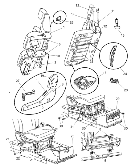 Shield Rear Seat-I/B Pivot