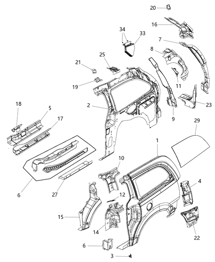 Silencer Panel Inner